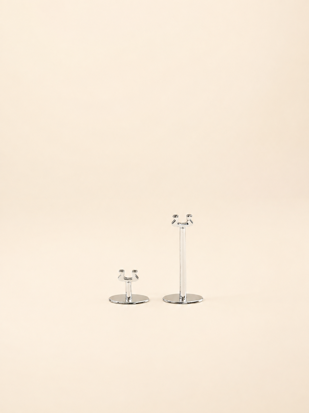 Silver-Plated Place Card Holder, small and large, by Oriental Elegance