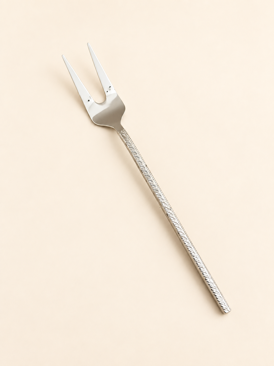 Silver-Plated Serving Fork, 30 cm by Oriental Elegance