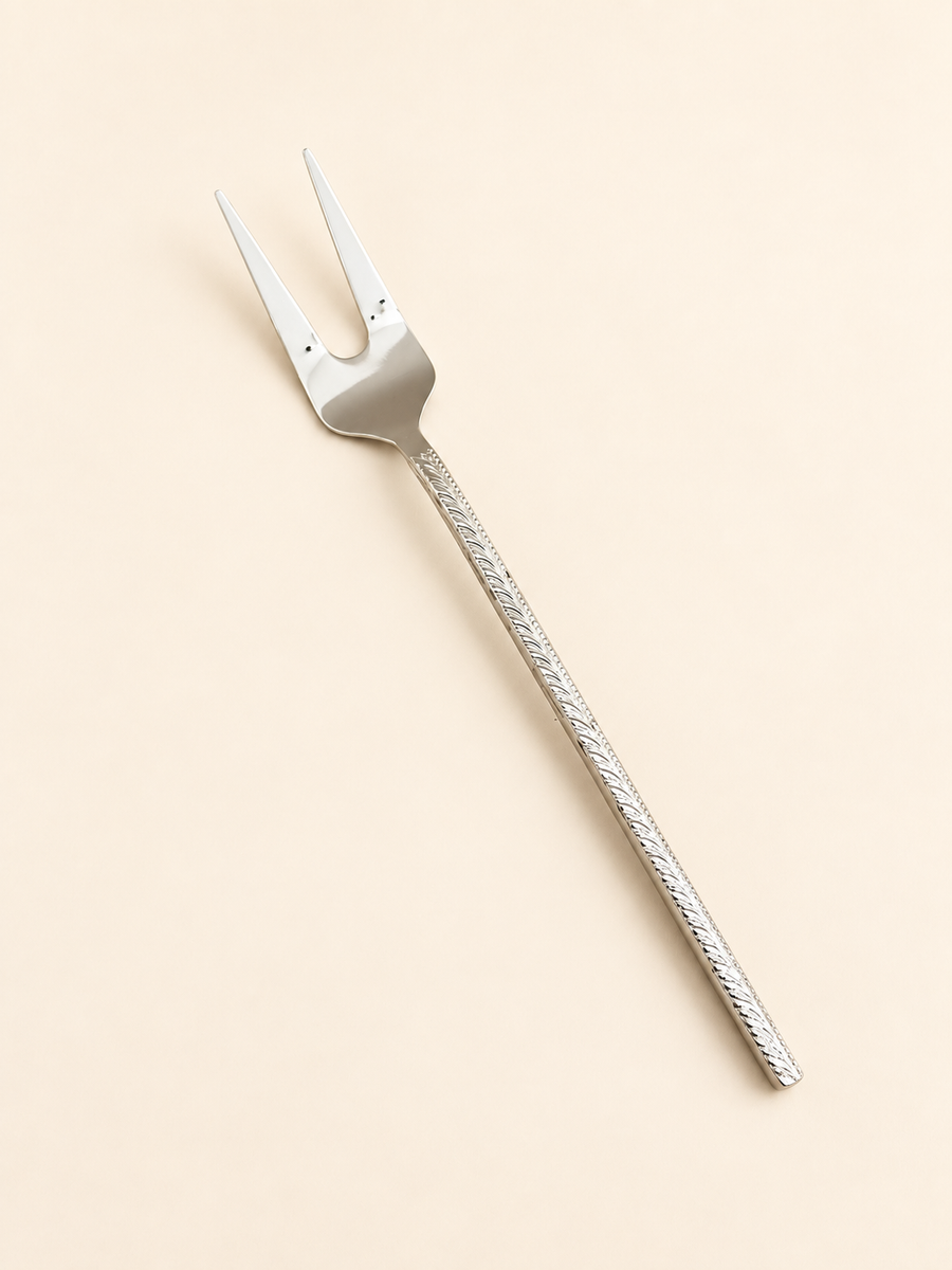 Silver-Plated Serving Fork, 30 cm by Oriental Elegance