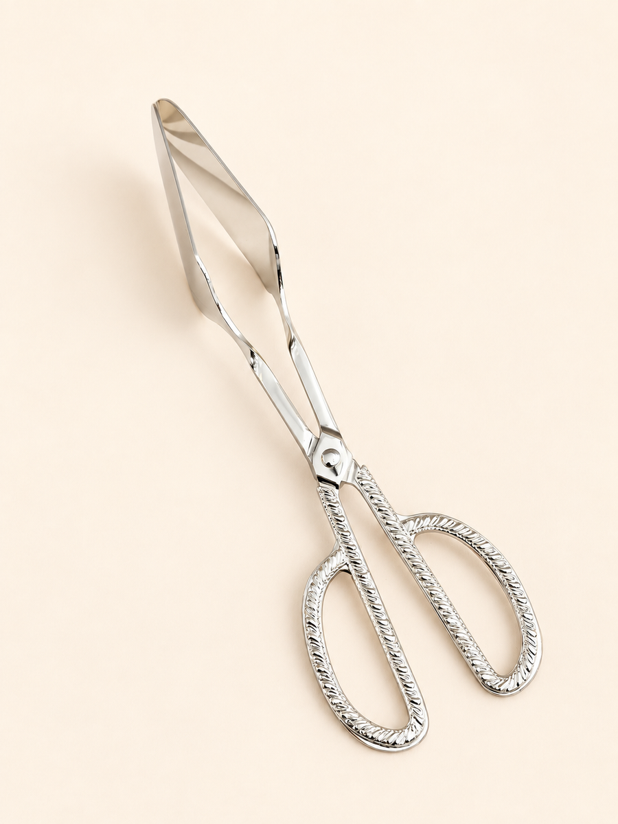 Silver-Plated Serving Tongs, 26 cm by Oriental Elegance